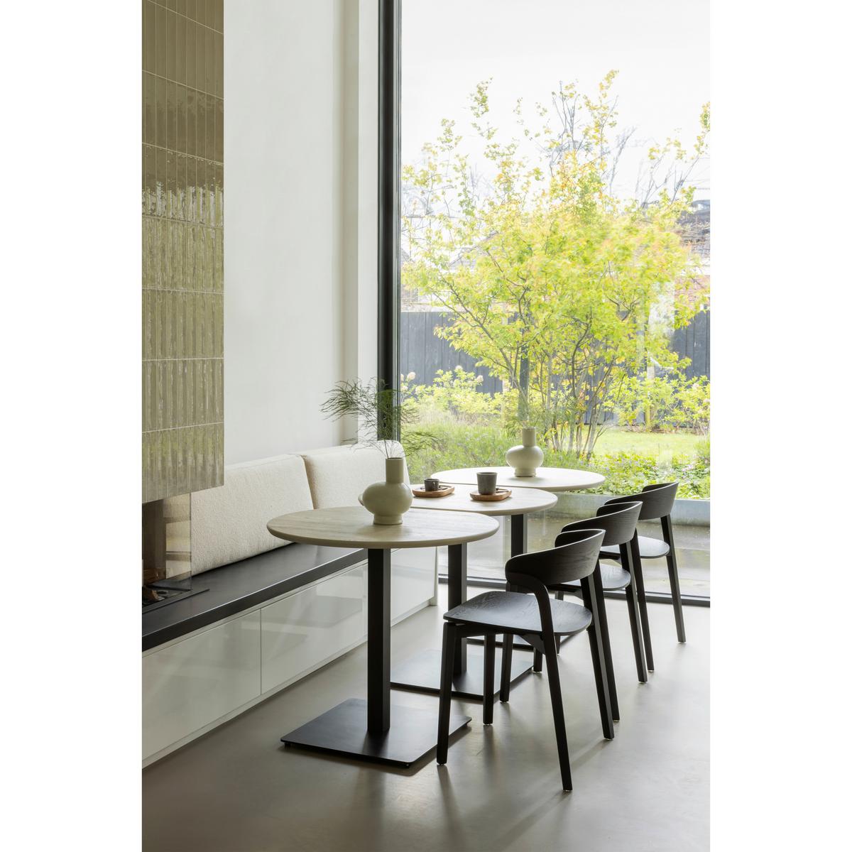 STUHL-SET Cras Schwarz B: 52cm - Schwarz, Design, Holz (52/75/49cm) - Livetastic