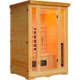 Infrarotkabine 2 Personen 124x190x116cm Nordic Light - Naturfarben, KONVENTIONELL, Holz (124/190/116cm)