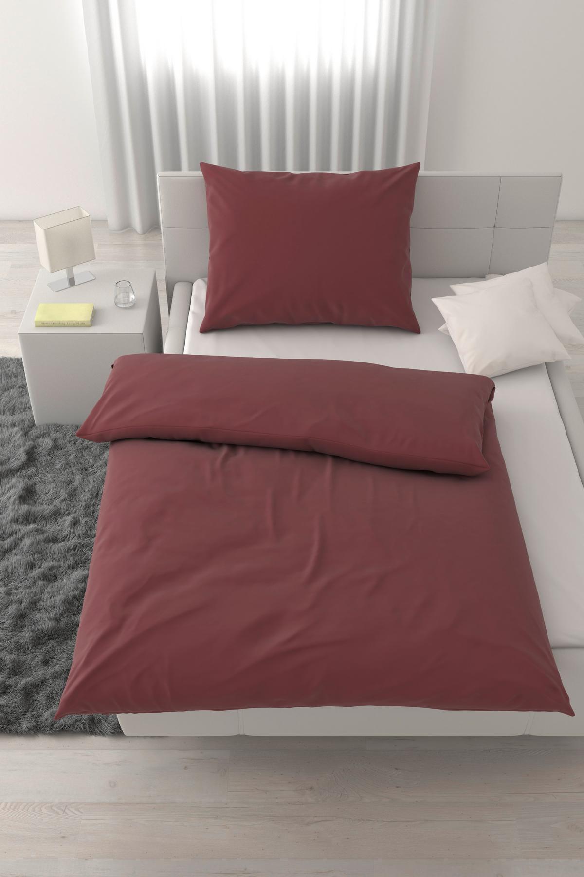 POSTEĽNÁ BIELIZEŇ ELENA - červenohnedá, Modern, textil (140/200cm) - Mömax
