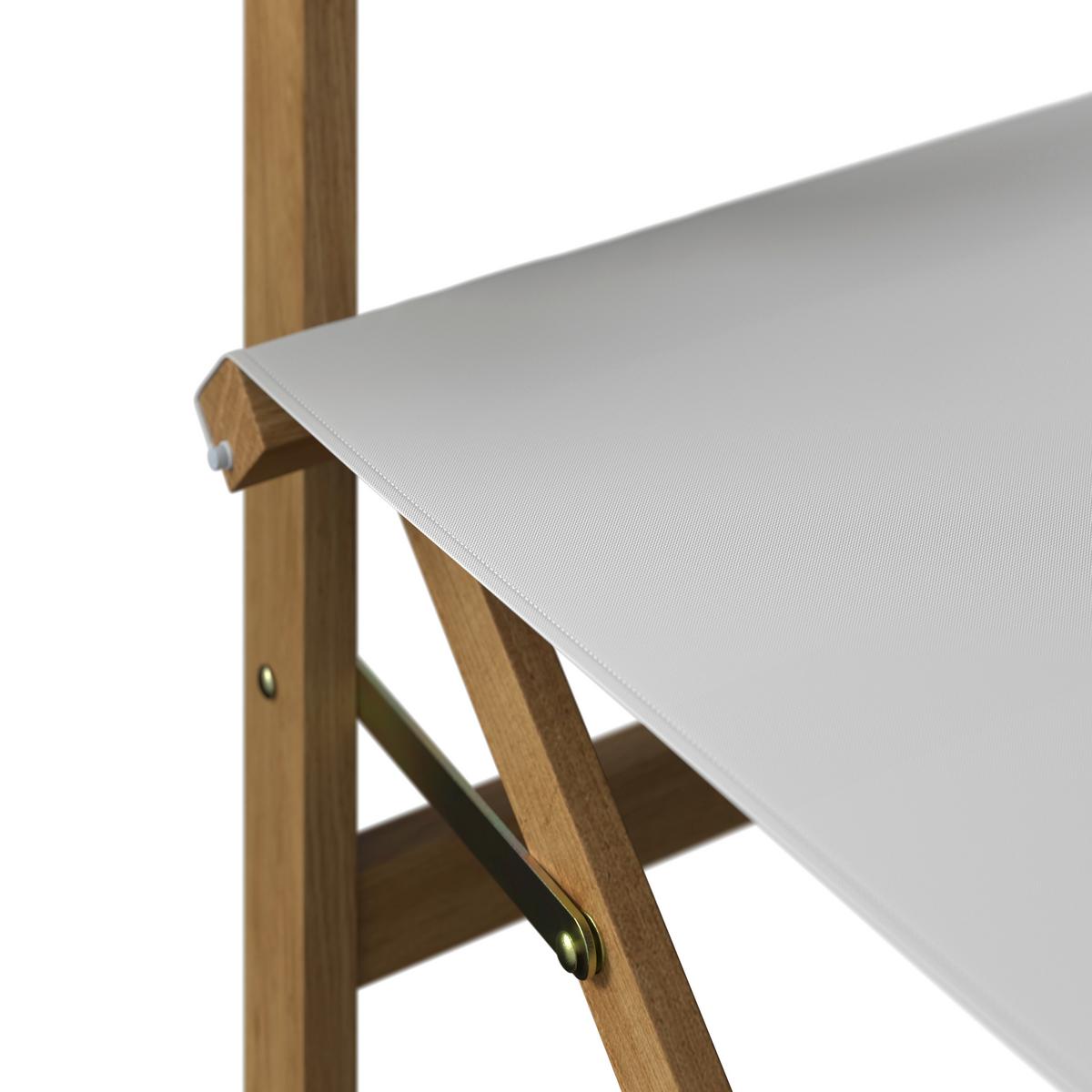 SADA NA BALKON STELLA - bílá/barvy akácie, Moderní, dřevo/textil (49,5/90/51cm) - Bessagi Garden