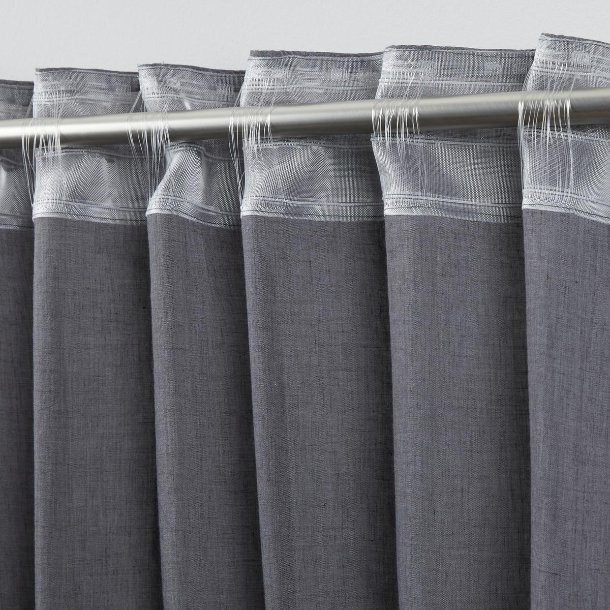 HOTOVÝ ZÁVĚS Ramona, 135/245cm, antracit - antracitová, Moderní, textil (135/245cm) - Modern Living