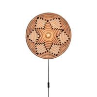 Wandleuchte Andros - Naturfarben/Weiß, Basics, Naturmaterialien (45/6cm) - Good & Mojo