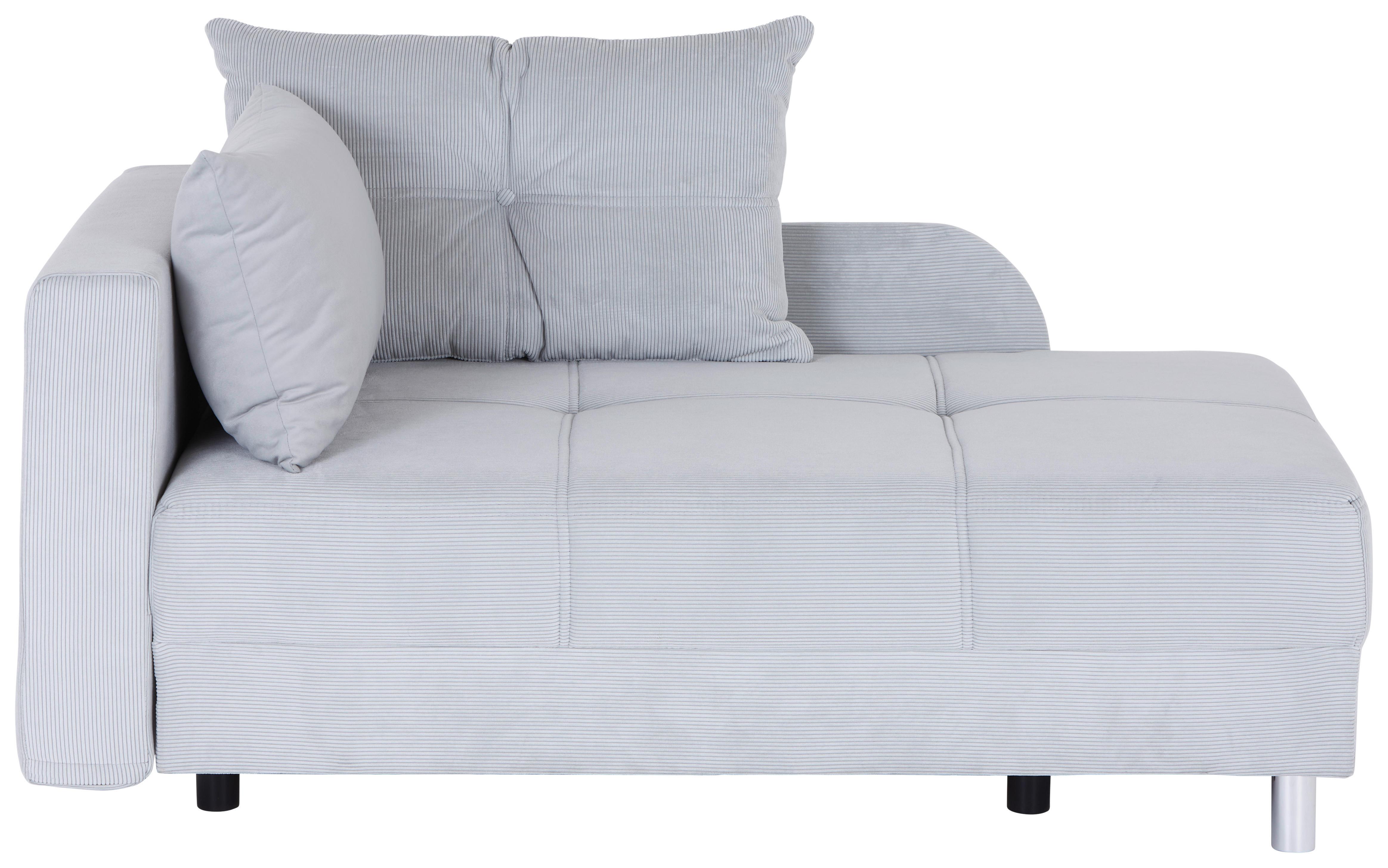 ROZKLADACIE KRESLO NOVA - svetlosivá/hliníková, Basics, drevo/textil (82/66-82/145cm) - Ondega