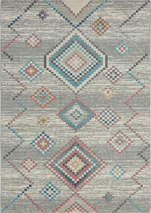 Läufer Salsa Outdoor 54509 - Pastellgrün/Creme, KONVENTIONELL, Textil (80/300cm)