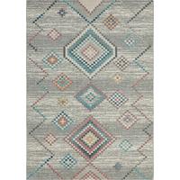 Läufer Salsa Outdoor 54509 - Pastellgrün/Creme, KONVENTIONELL, Textil (80/300cm)