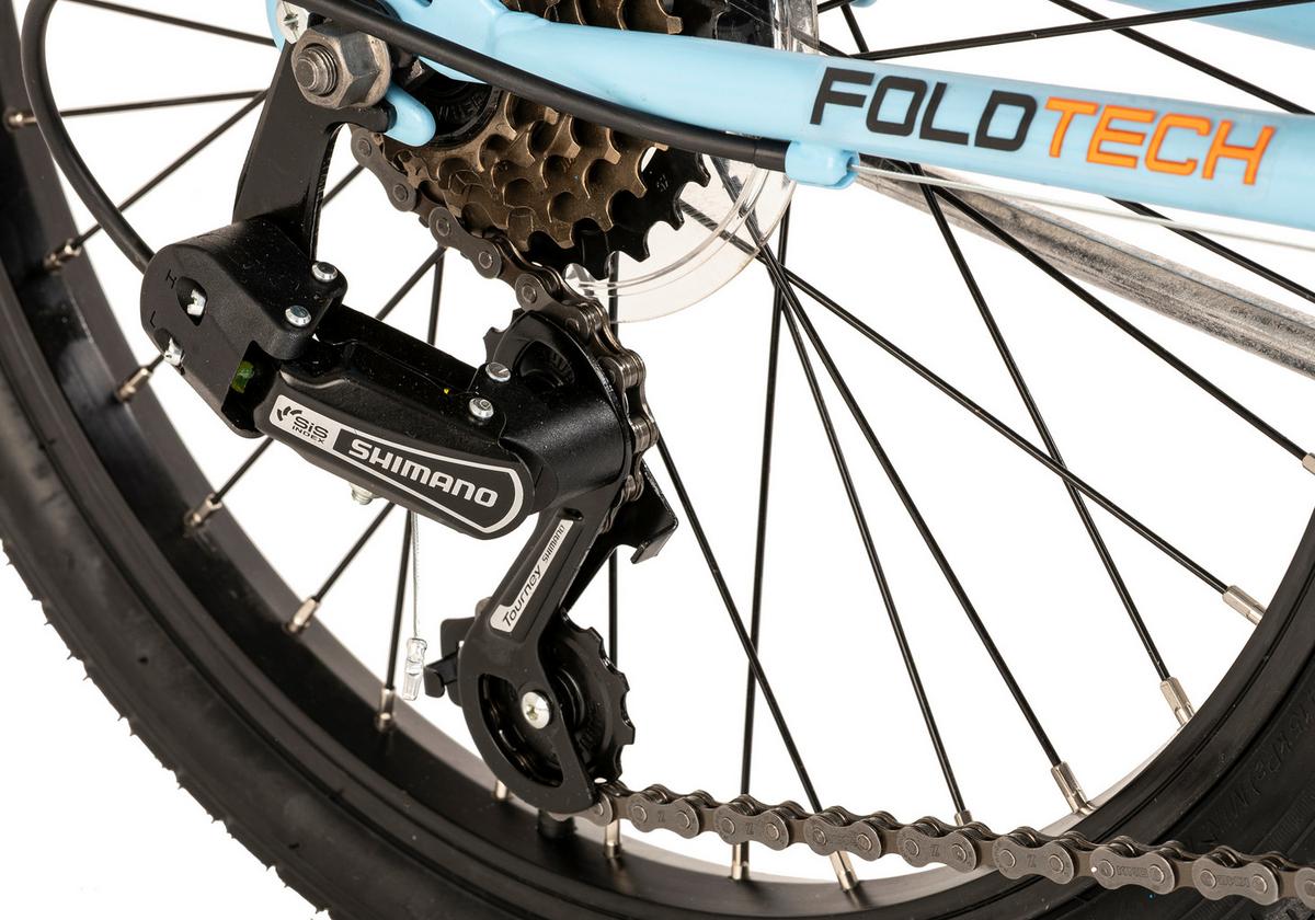 CITYBIKE 404C FALTRAD - Hellblau, LIFESTYLE, Metall (25/140/60cm)