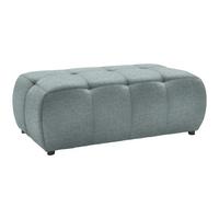 Taburet SOFI, světle modrá - černá/světle modrá, Moderní, textil (128/48/70cm) - Premium Living
