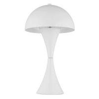Tischleuchte 21028w - Weiß, Design, Kunststoff/Metall (20/36,1cm) - Globo