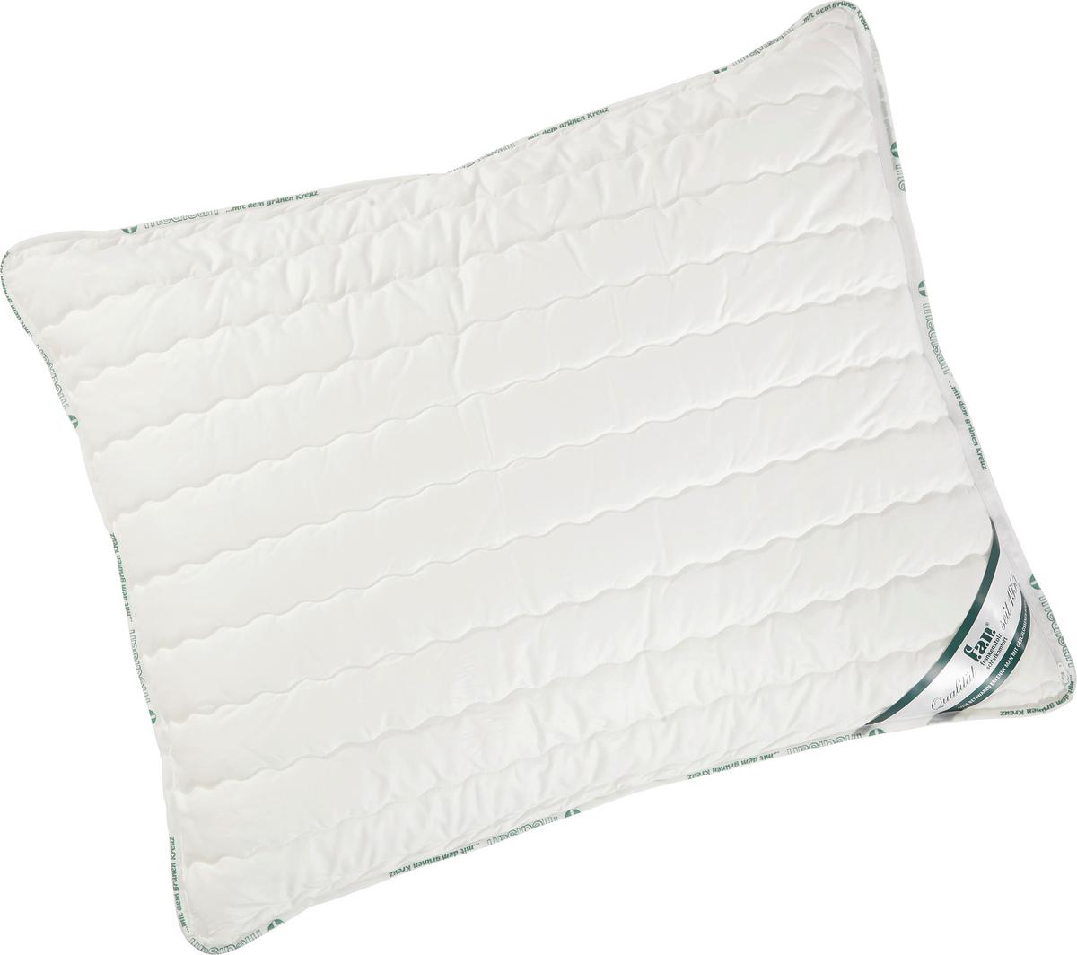 Kopfkissen Medisan 70x90 cm Schaumstäbchen - Weiß, KONVENTIONELL, Textil (70/90cm) - FAN