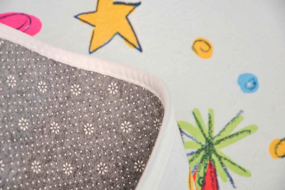 Kinderteppich rund Tiere Multicolor Lovely Kids 100 cm - Multicolor, Trend, Textil (100cm)