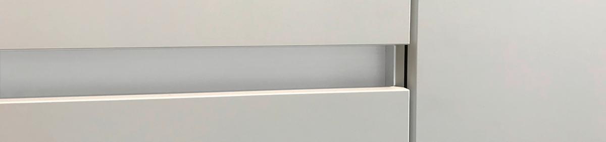 Küchenblock Ip 3150 - Eichefarben/Graphitfarben, Trend, Holzwerkstoff (340cm) - Impuls