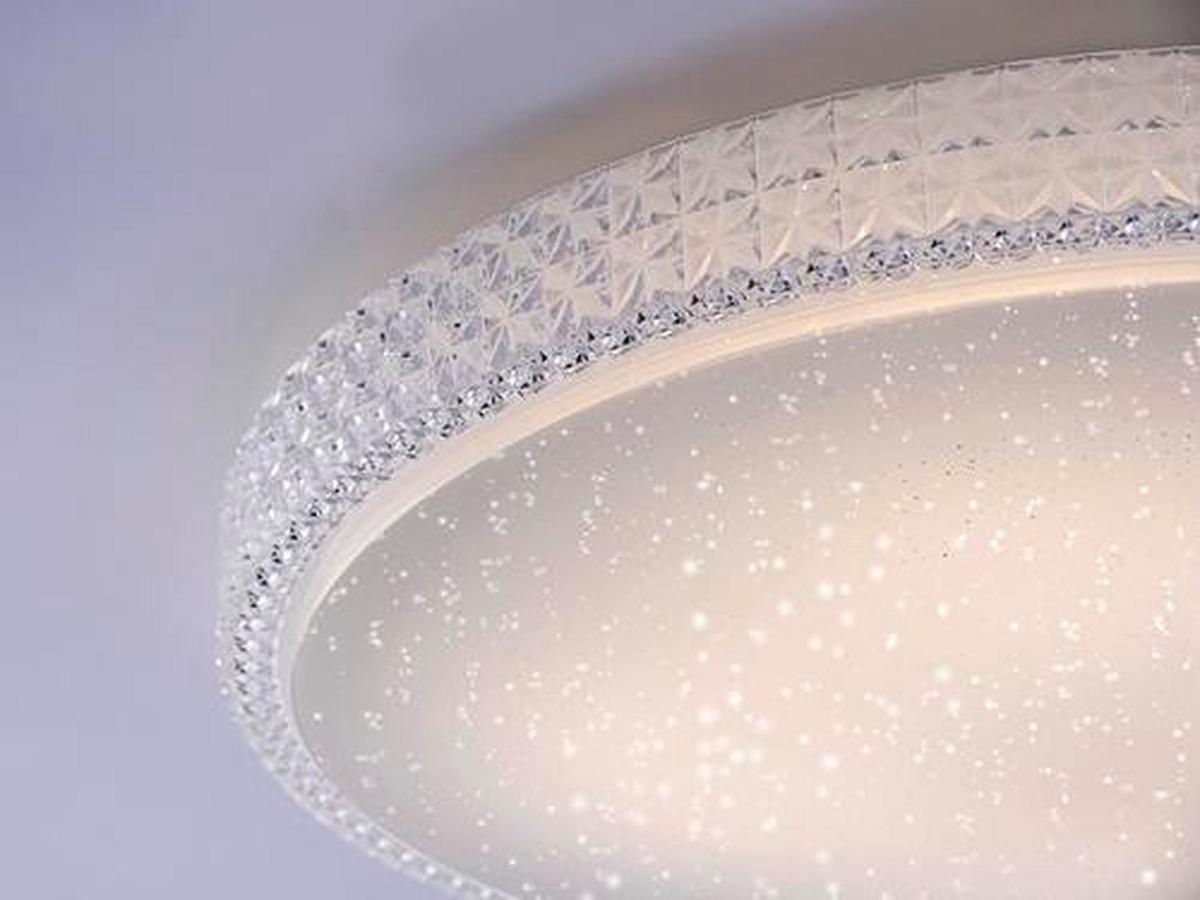 LED-Deckenleuchte 14745-00 Lolasmart-Frida - Transparent/Weiß, Design, Kunststoff/Metall (60/10,5cm)