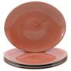 Steaktellerset Keramik, Rostfarben - Rostfarben, Basics, Keramik - Creatable