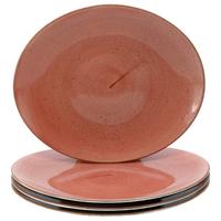 Steaktellerset Keramik, Rostfarben - Rostfarben, Basics, Keramik - Creatable