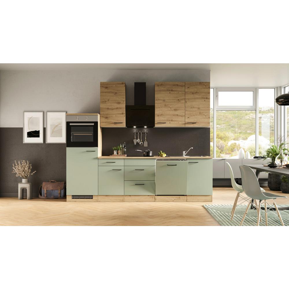 Kuchynský blok CARA bez spotrebičov, šírka 280 cm