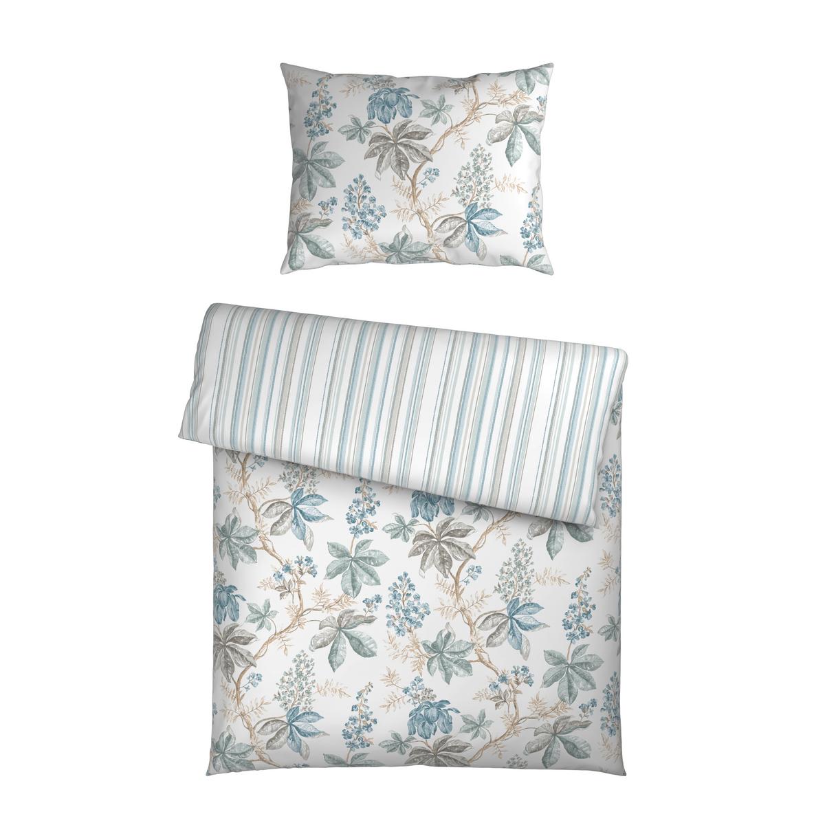 POVLEČENÍ FRANKY WENDE - šedá/bílá, Romantický / Rustikální, textil (140/200cm) - Mömax