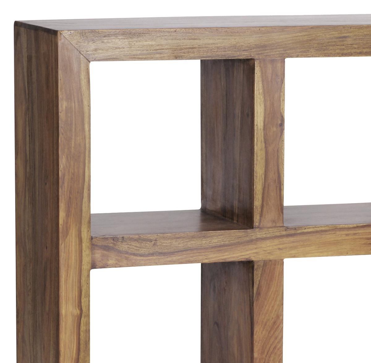Standregal Massivholz Mumbai B 82cm, Sheesham - Sheeshamfarben, MODERN, Holz (82/82/34cm) - MID.YOU