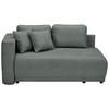 Chaiselongue Nello - Schwarz/Grau, KONVENTIONELL, Textil (93/73/171cm) - MID.YOU