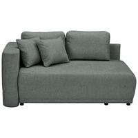 Chaiselongue Nello - Schwarz/Grau, KONVENTIONELL, Textil (93/73/171cm) - MID.YOU