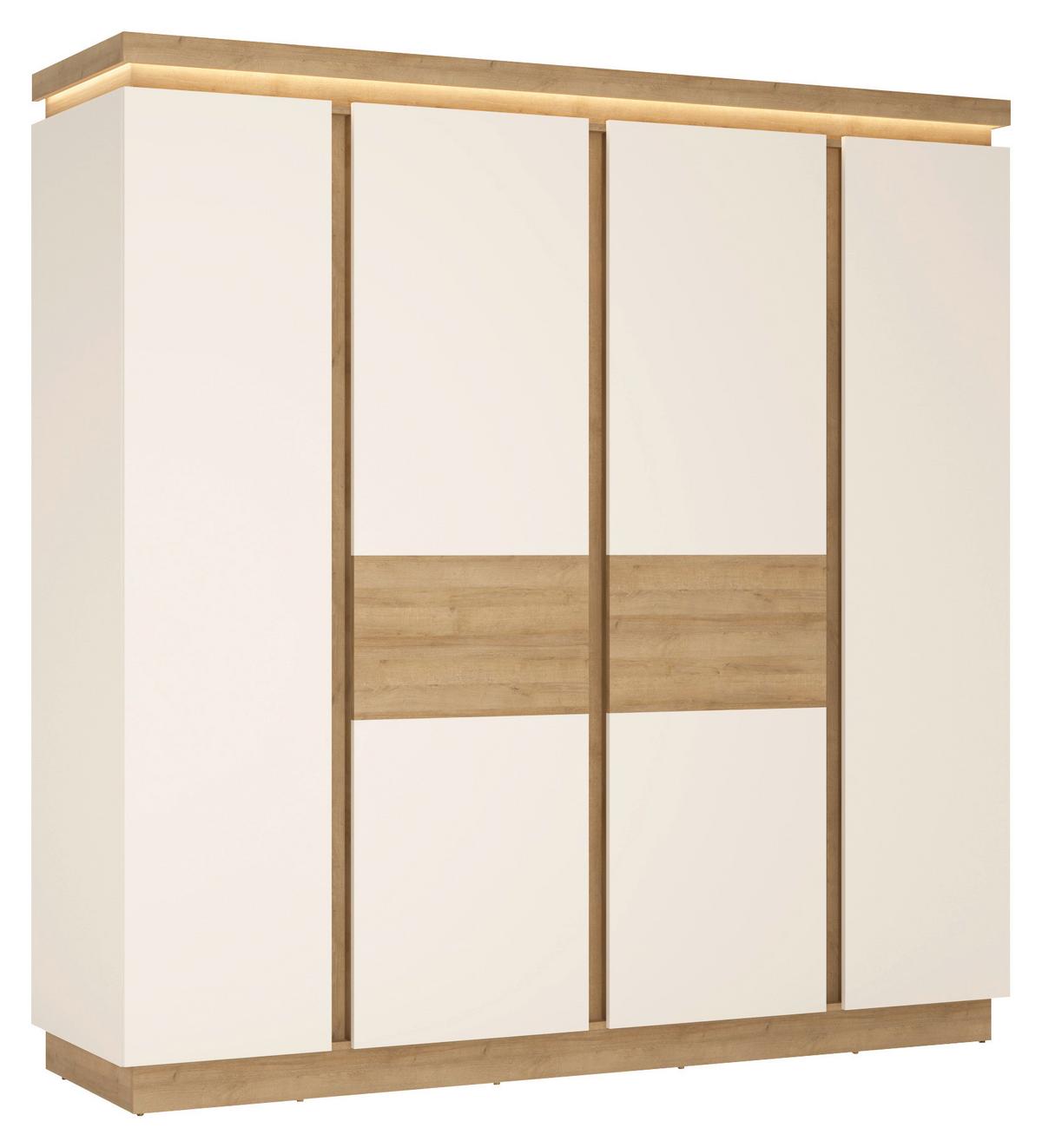 Ruhásszekrény Lyon Hell 215,7/217 Cm - Modern, faalapú anyag (215,7/217/60cm)