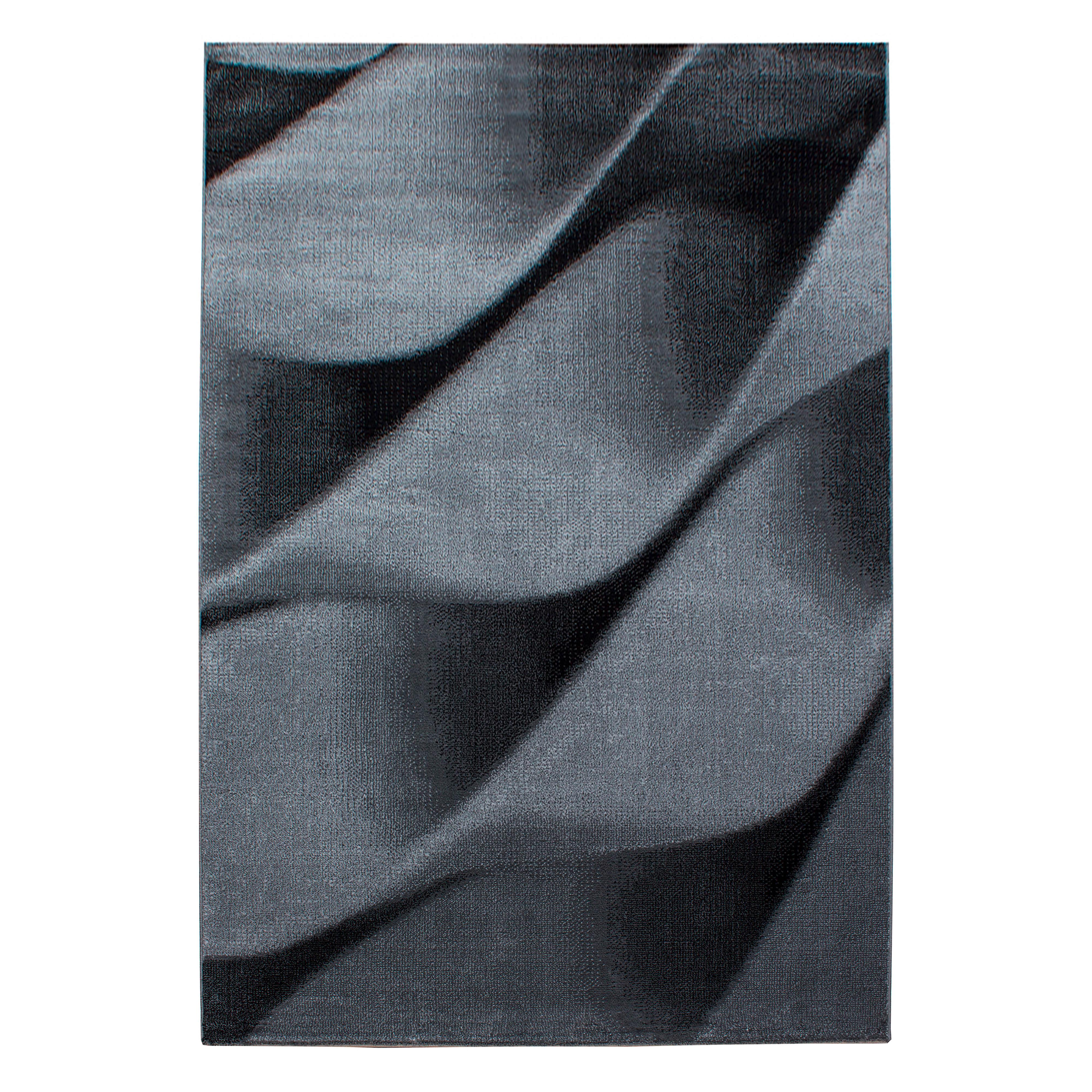 Flachwebteppich Parma - Schwarz, Design, Textil (280/370cm) - Novel