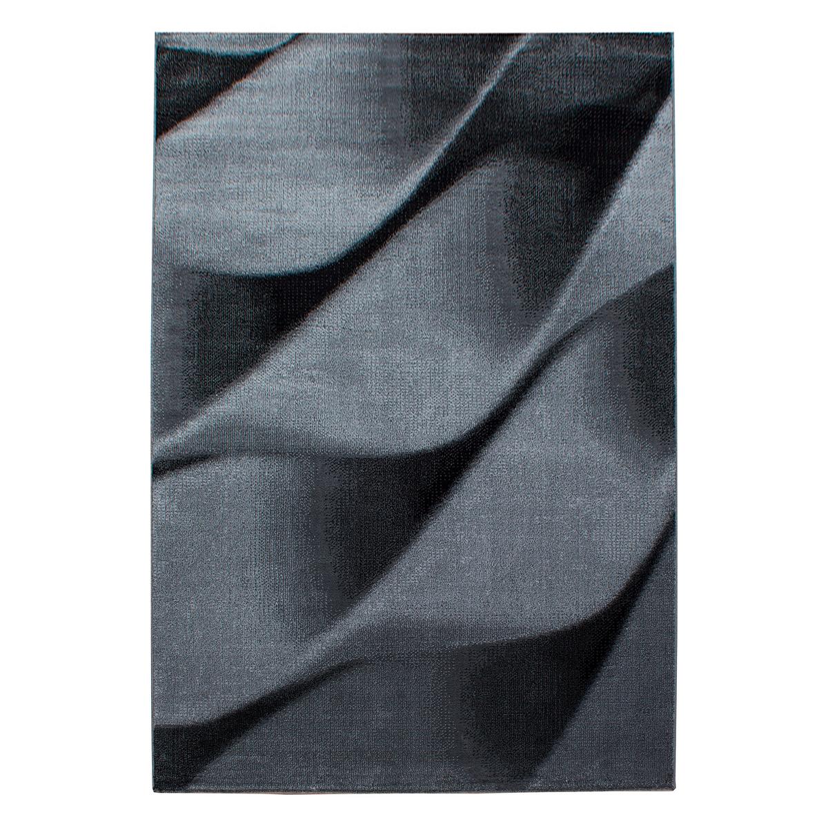 Flachwebteppich Parma - Schwarz, Design, Textil (240/340cm) - Novel