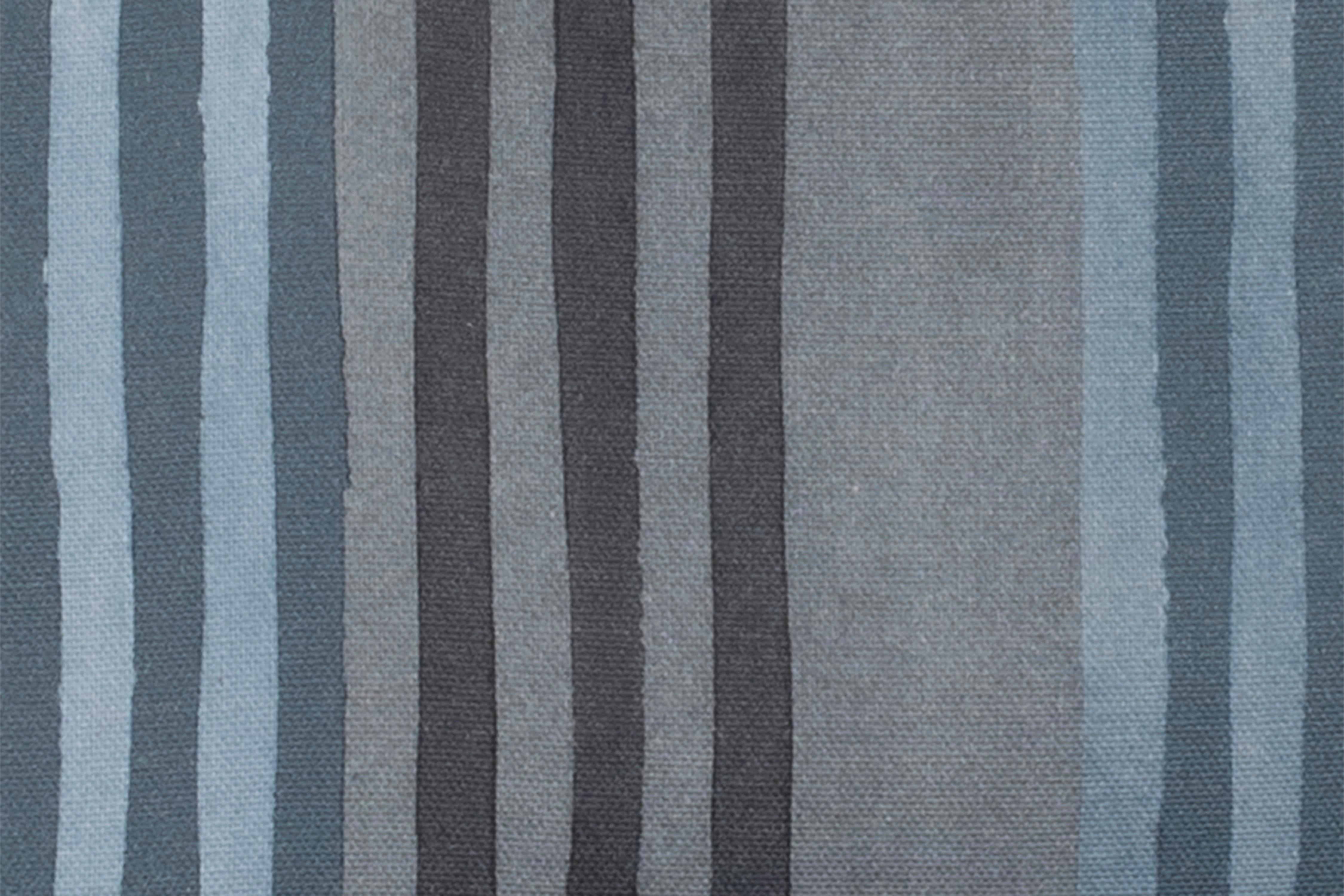 Hochlehner Auflage Turin 118x46 cm Blau/ Anthrazit - Blau/Anthrazit, Basics, Textil (118/46/8cm)