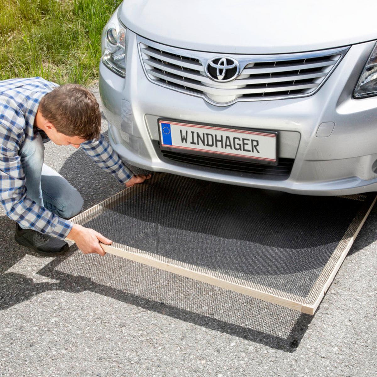 Marder-stopp Marder-Abwehr Bodenmatte Hdpe - Schwarz, Basics, Kunststoff (150/190cm) - Windhager