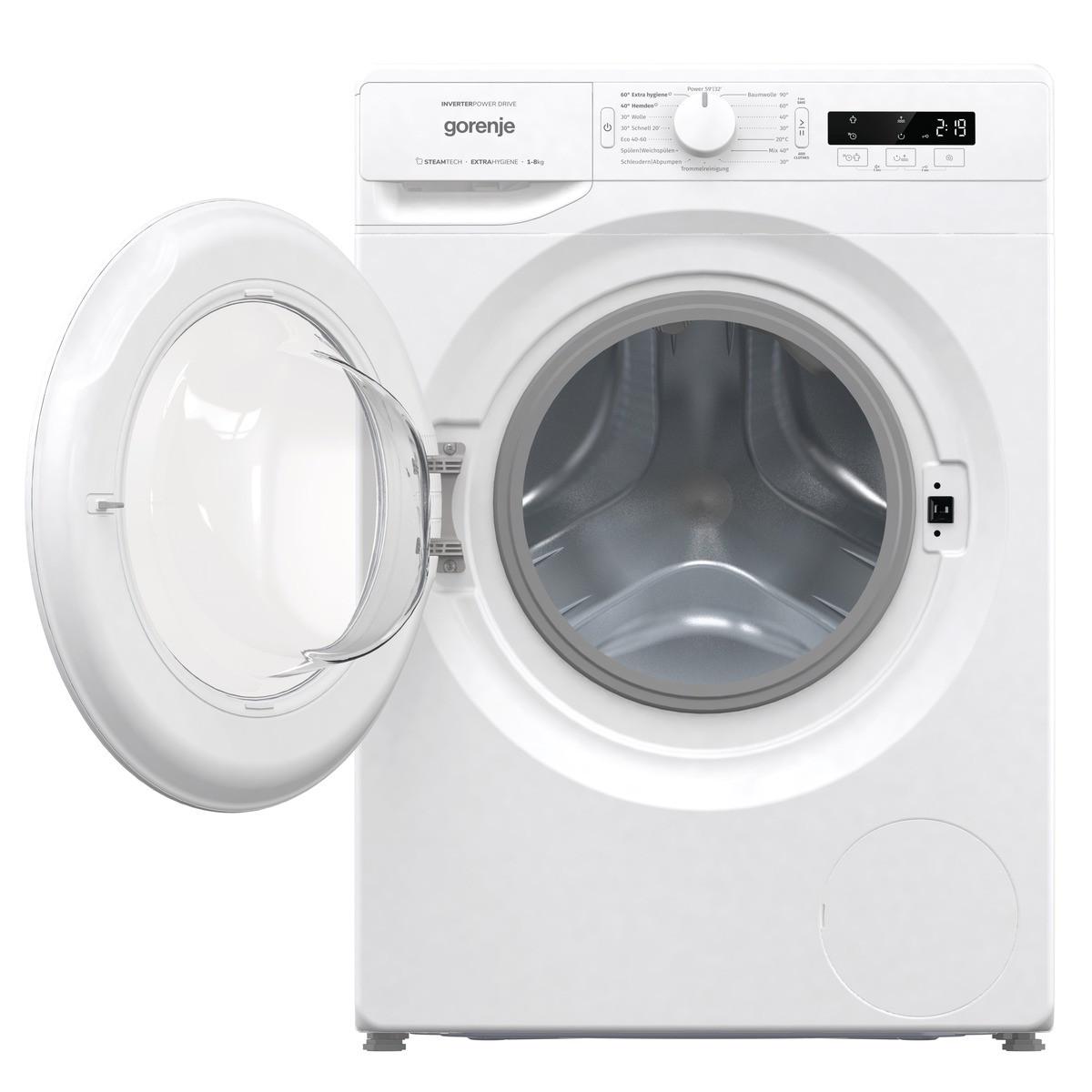 Waschmachine Wnpi84aps 8 Kg 1400 U/Min - Weiß, Basics, Kunststoff/Metall (60/85/54,5cm) - Gorenje