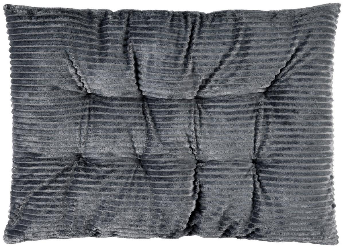 Bodenkissen Sina - Anthrazit, MODERN, Textil (70/100cm) - Luca Bessoni