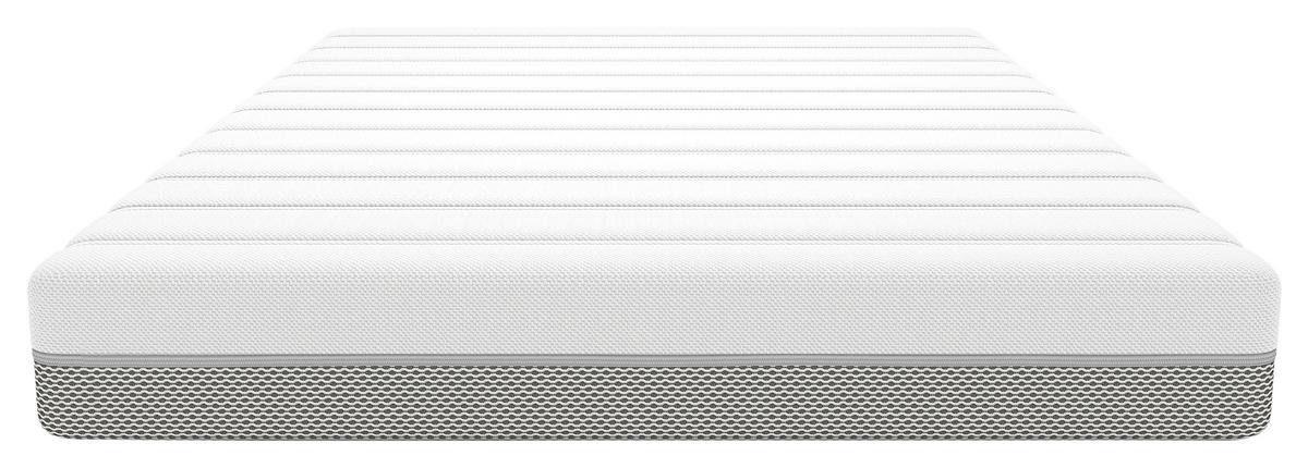 KALTSCHAUMMATRATZE Glow 140x200cm fest - Weiß, Basics, Textil (140/200cm) - Livetastic