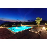 Styroporpool Rechteckig Kwad Pool mit Leiter L: 400 cm - Blau, Basics, Kunststoff (400/300/150cm)