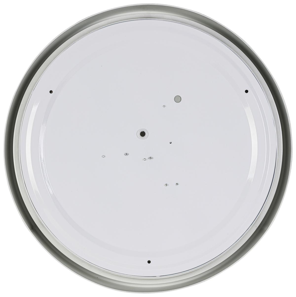 LED-Deckenleuchte Catherine - Eichefarben/Schwarz, Basics, Kunststoff/Metall (40/7cm) - Luca Bessoni