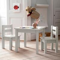 Kindersitzgruppe Bundle Mads Hellgrau - Hellgrau/Grau, MODERN, Holz - MID.YOU