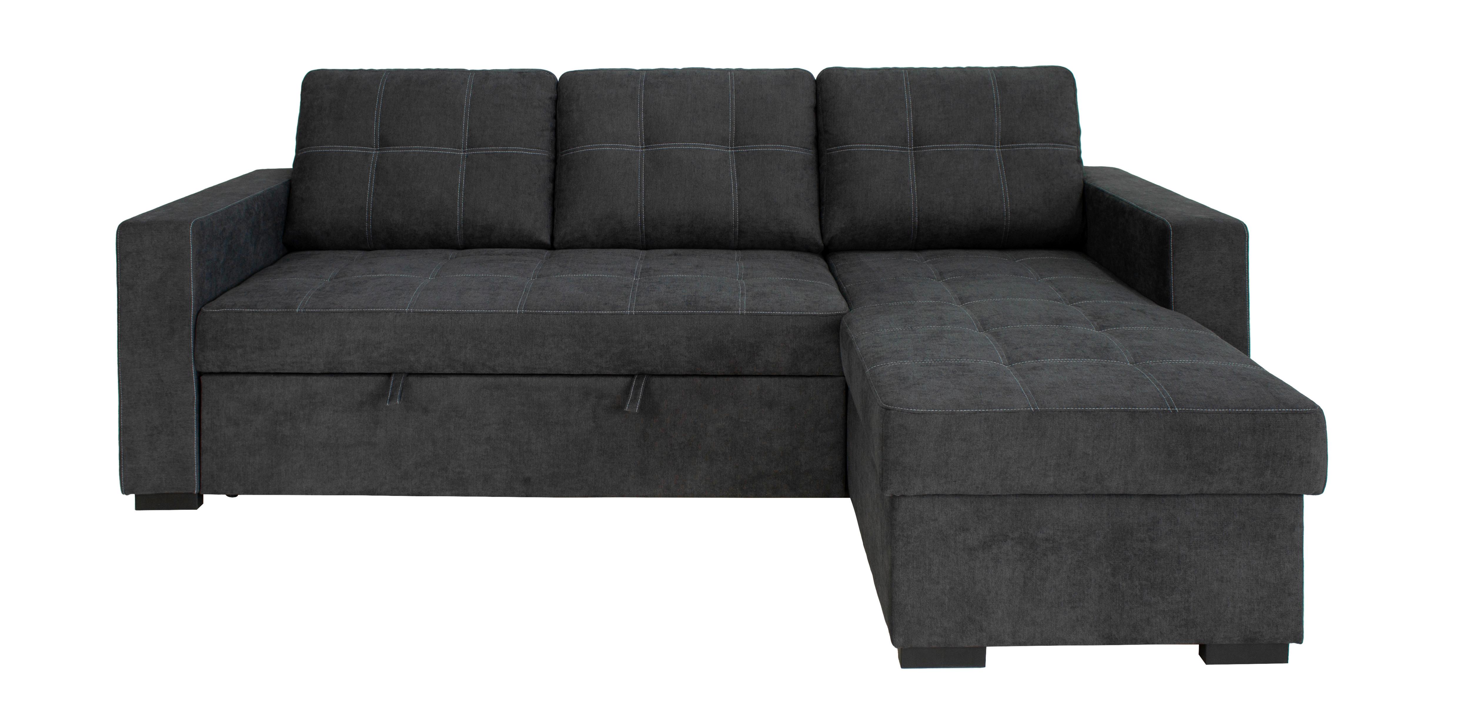 Sedací souprava TURIN, grafitová - černá/barvy grafitu, Design, kov/dřevo (239/87/160cm)