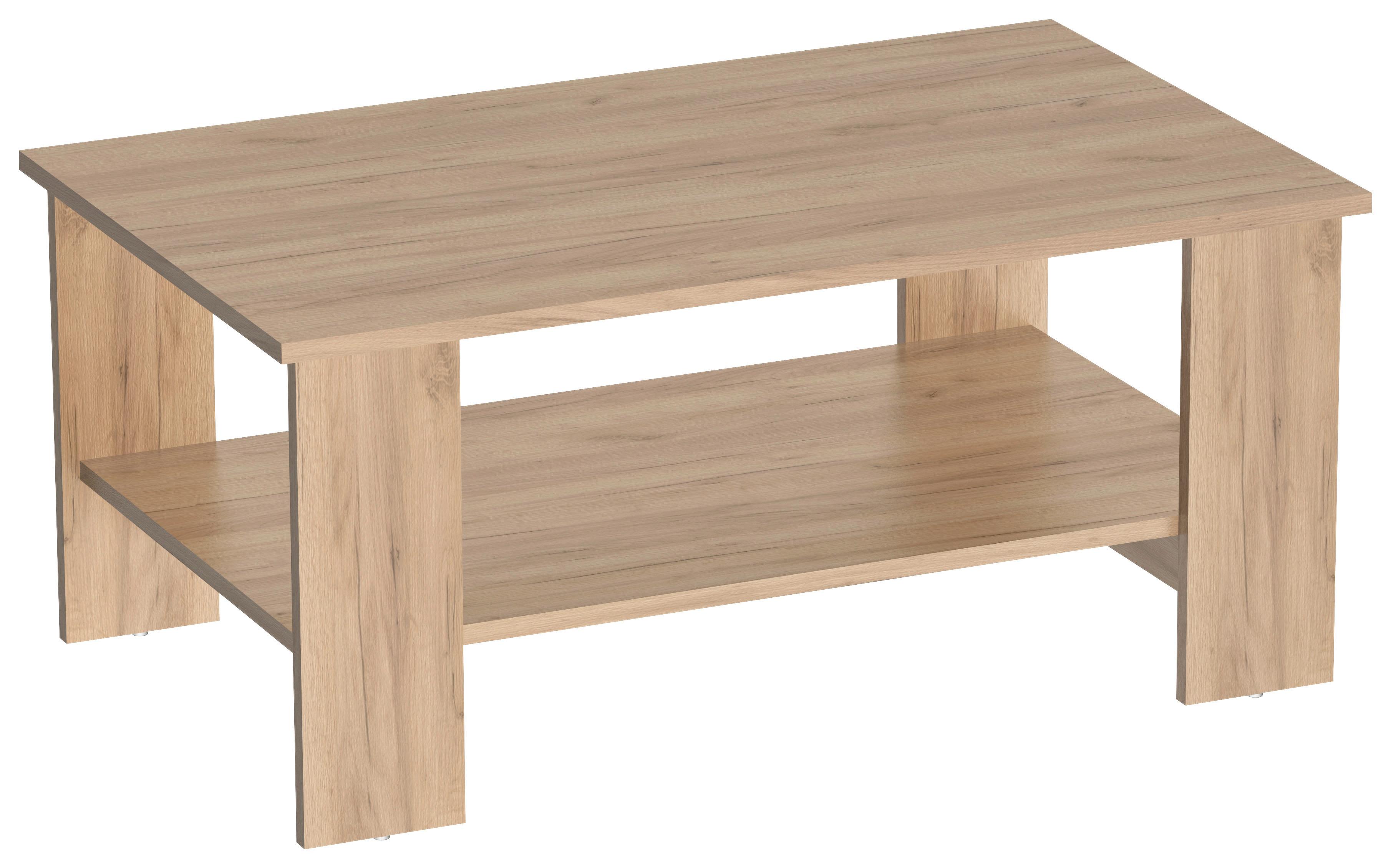 Konfereční stolek PAOLO dub artisan *CENOVÝ TRHÁK* - dub artisan, Konvenční, dřevo/kompozitní dřevo (90/41/55cm) - Based