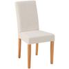 Stuhl John Beige Buche Natur, B: 43,5 Cm - Beige/Buchefarben, KONVENTIONELL, Holz/Textil (43,5/94/59cm)