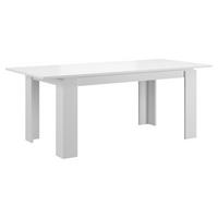 Esstisch  Titan ausziehbar Weiß B: 160-200 cm - Design, Holzwerkstoff (160-200/90/76cm) - MID.YOU