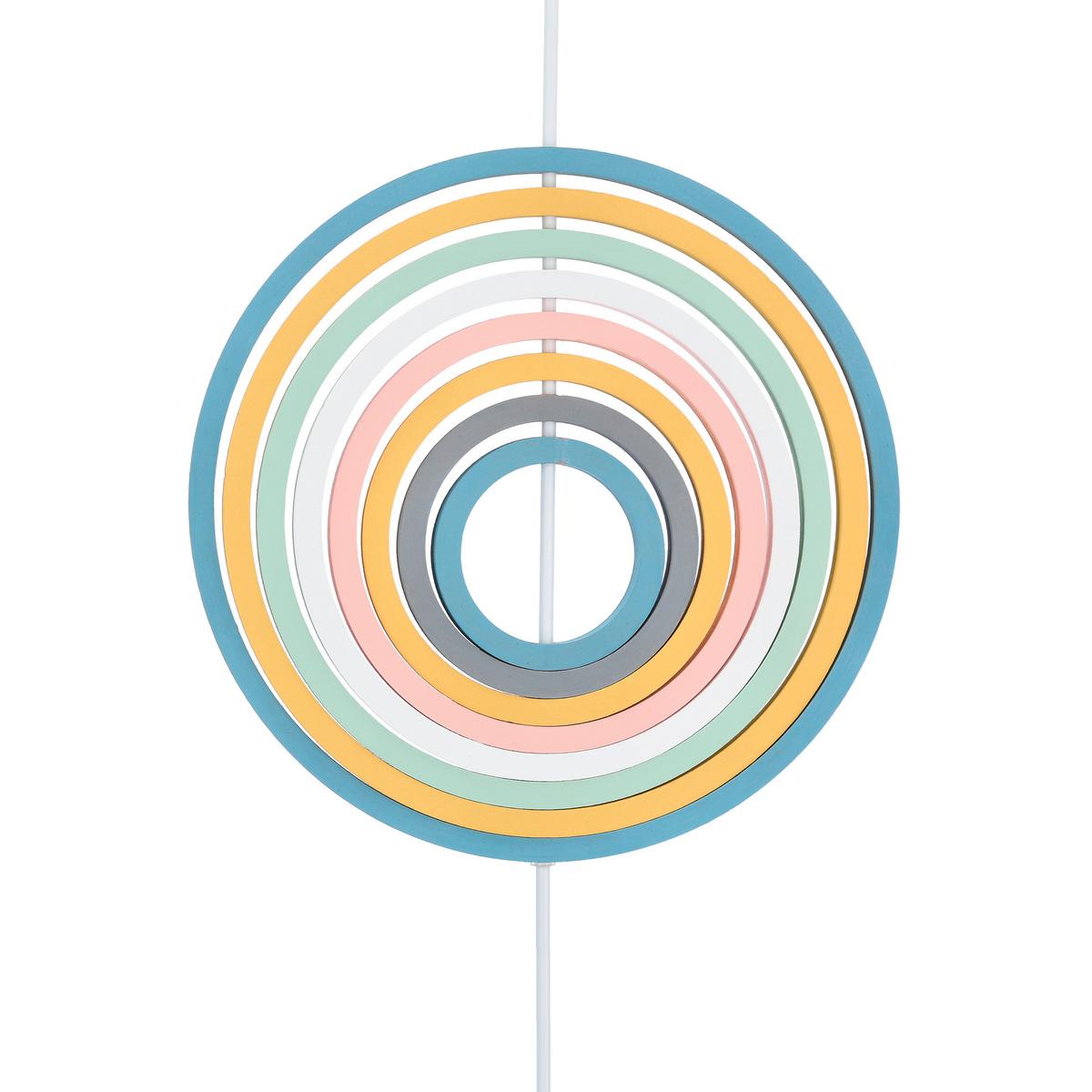 Kinderhängeleuchte 31-12043 Single H8 - Multicolor, Basics, Holzwerkstoff/Metall (27/10/90cm)