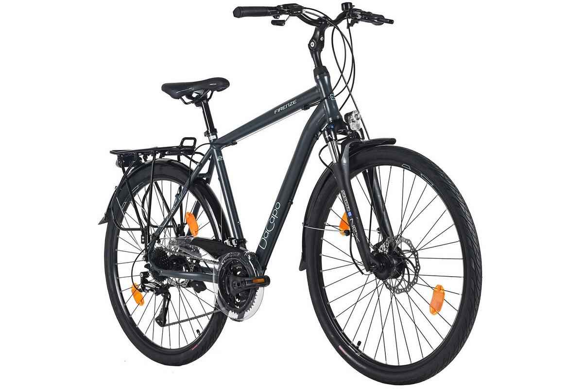 Trekkingrad Herren 28 Zoll - Anthrazit, Basics, Metall (25cm)