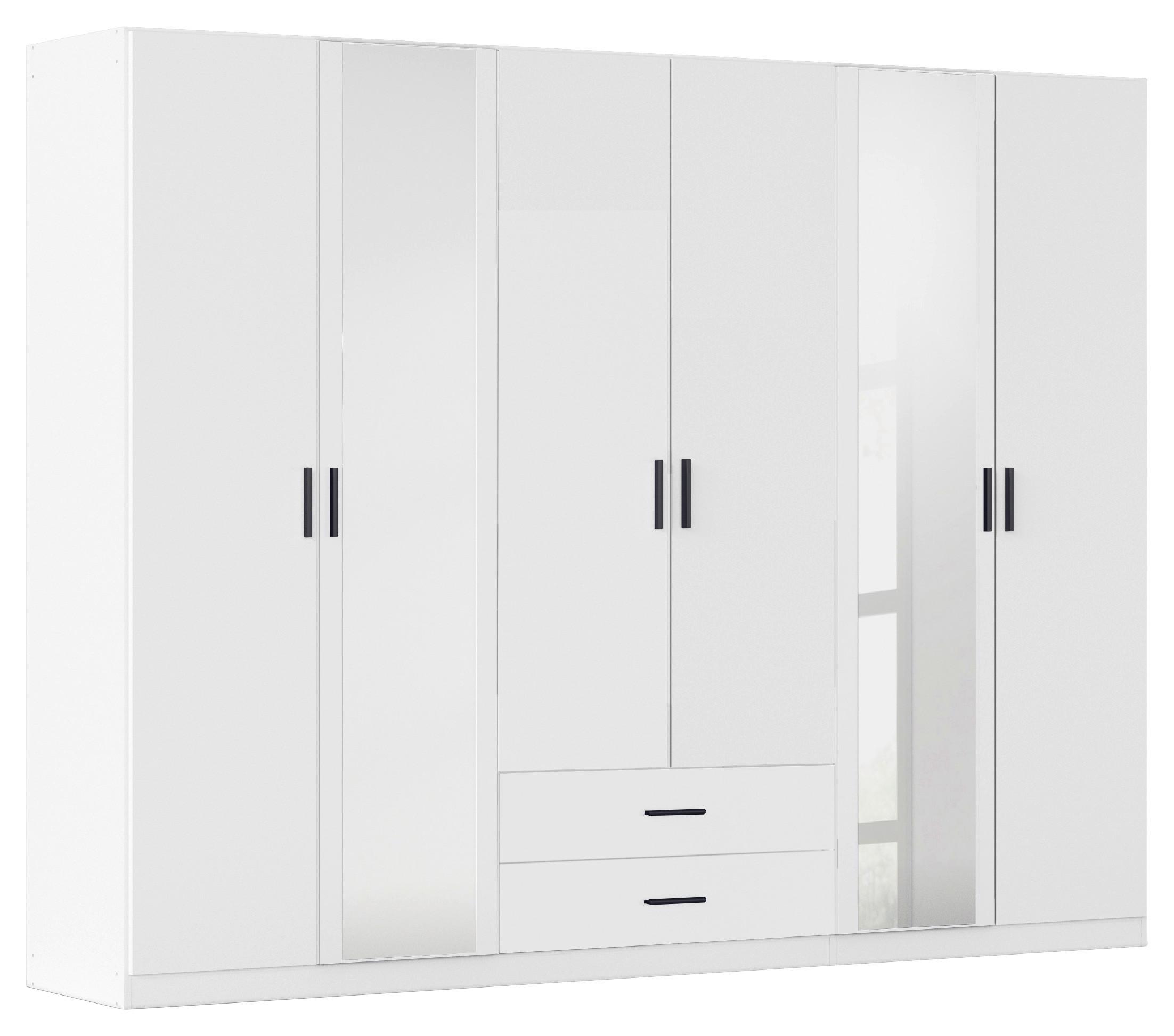 Kleiderschrank Despina - Weiß, KONVENTIONELL, Holzwerkstoff (271/210/54cm)