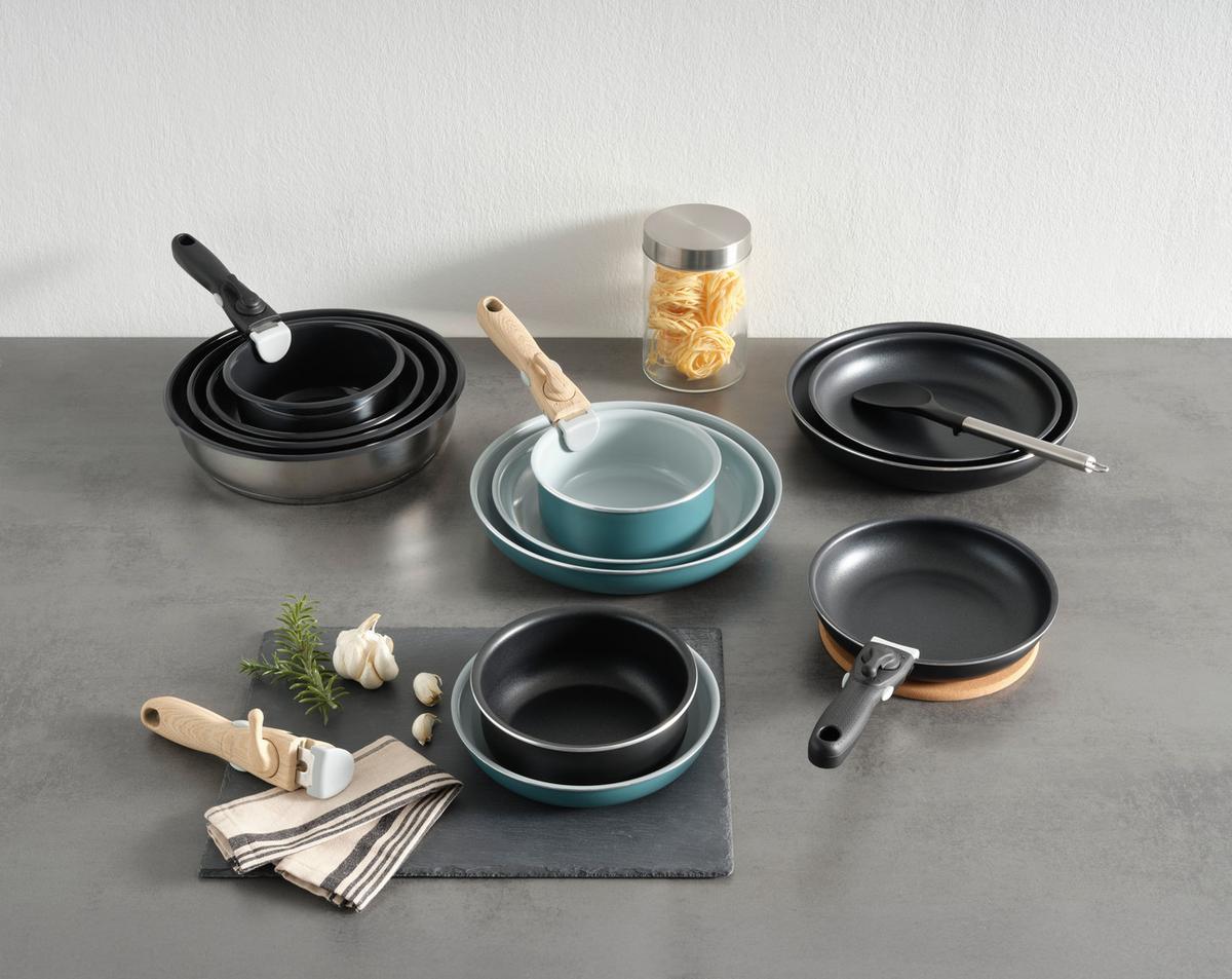 Pánev na smažení Ø 20 cm - černá, Konvenční, kov (20l) - Mömax