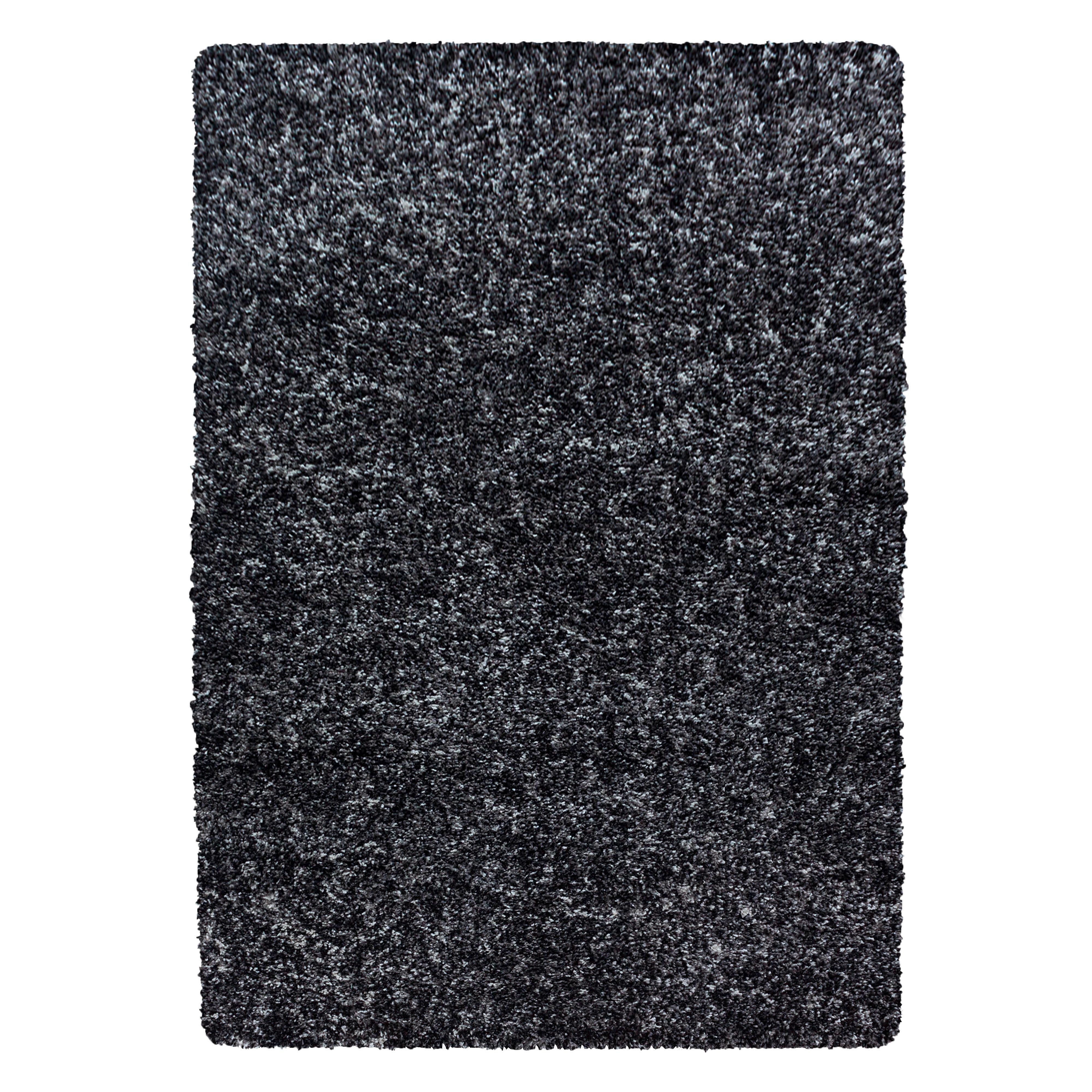 Hochflorteppich Enjoy - Anthrazit, KONVENTIONELL, Textil (240/340cm) - Novel