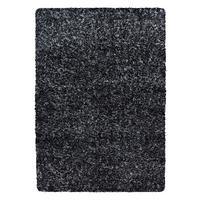 Hochflorteppich Enjoy - Anthrazit, KONVENTIONELL, Textil (280/370cm) - Novel