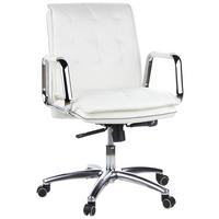 Chefsessel Villa Creme Bis 120 Kg - Silberfarben/Creme, Basics, Leder/Kunststoff (60/109/48cm) - MID.YOU