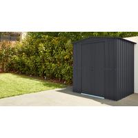Gerätehaus Ohne Boden 184x193x154 Cm - Anthrazit, Basics, Metall (184/193/154cm)