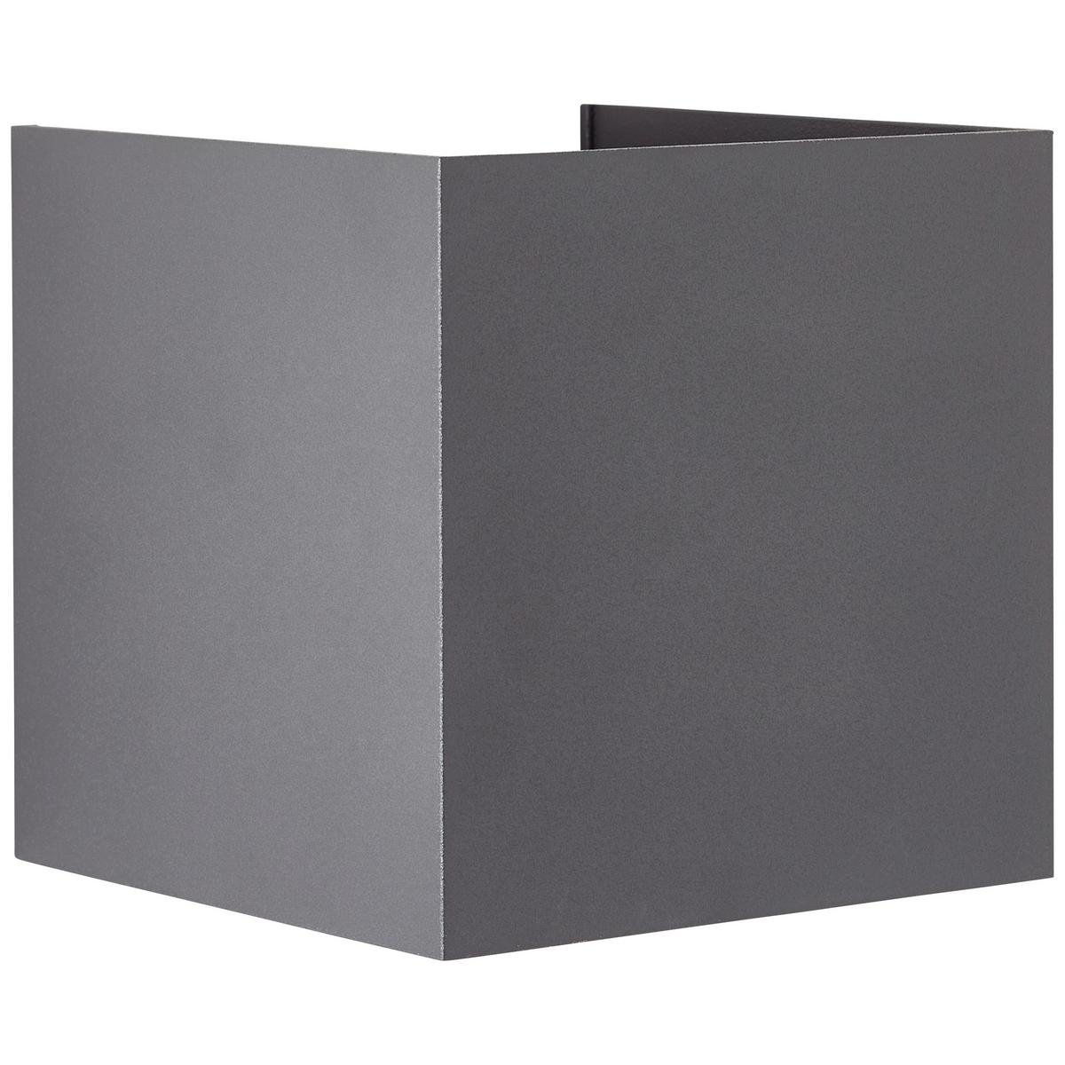 Wandleuchte G90961a63 Hilly - Dunkelgrau, Basics, Glas/Metall (10/10/10cm) - Brilliant