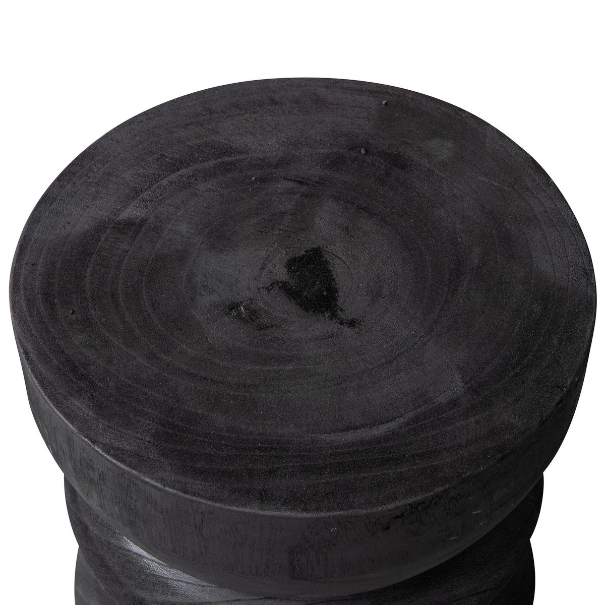 Beistelltisch Bikkel Schwarz B: 28 cm - Schwarz, Design, Holz (28/28/40cm) - Livetastic