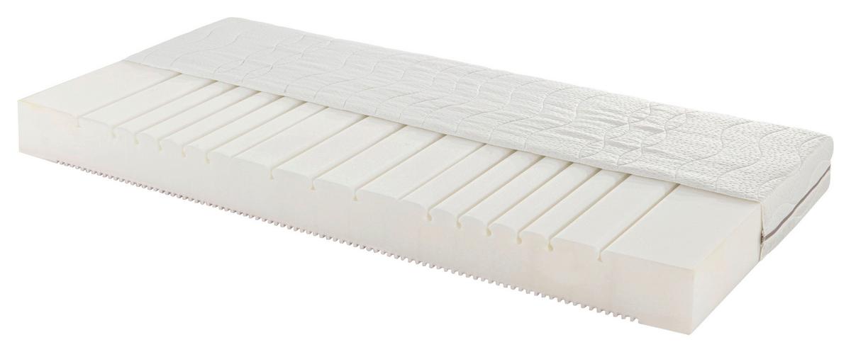 Komfortschaummatratze Primo 90x200cm Mittelfest - Weiß, Textil (90/200cm) - Primatex
