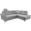 Ecksofa Brizzini Silberfarben S: 264x206 Cm - Silberfarben/Naturfarben, MODERN, Textil (264/206cm) - Livetastic